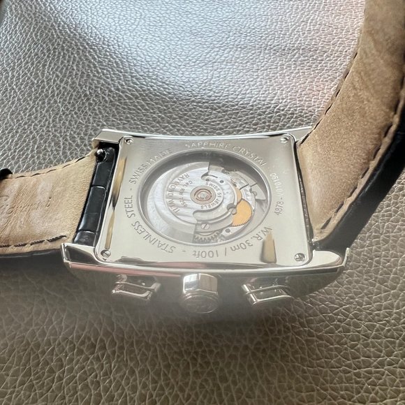 Raymond Weil Don Giovanni Black Dial Chronograph Automatic Watch 4875 Swiss Made - Picture 6 of 13